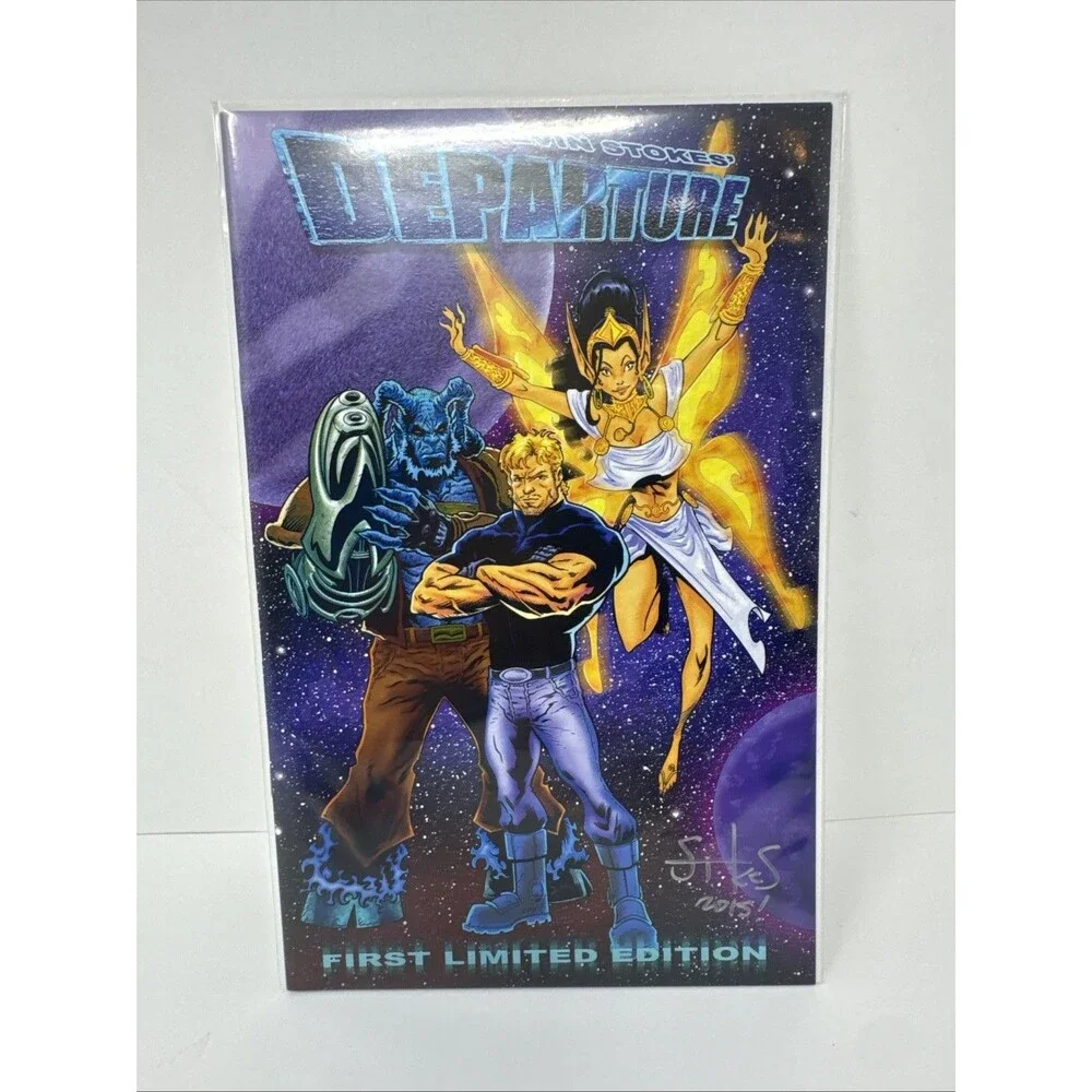 Kevin Stokes Departure Comic Signed Autographed First Limited Edition NM